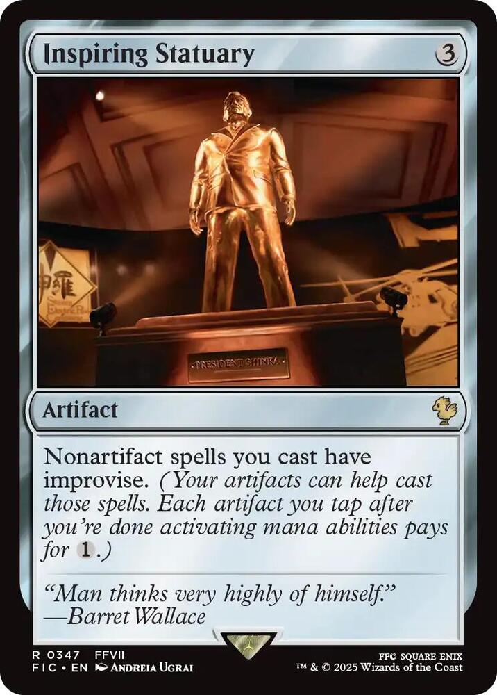 Inspiring Statuary 347 (Commander: FINAL FANTASY)  - Foil | Good Games Adelaide SA