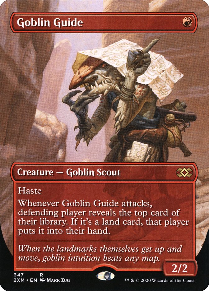 Goblin Guide Borderless 347 (Double Masters)  - Foil | Good Games Adelaide SA