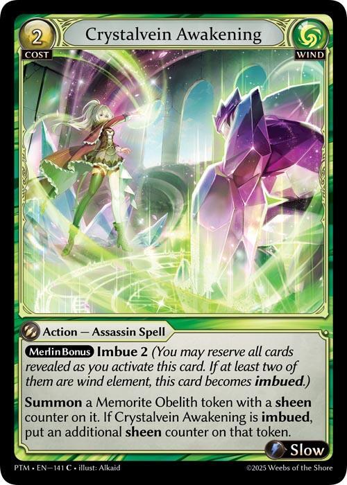 Crystalvein Awakening Curio Foil 141 (Phantom Monarchs)  - Foil | Good Games Adelaide SA
