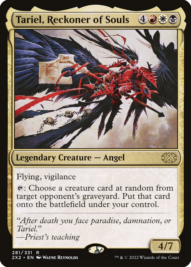Tariel, Reckoner of Souls 281 (Double Masters 2022)  - Foil | Good Games Adelaide SA