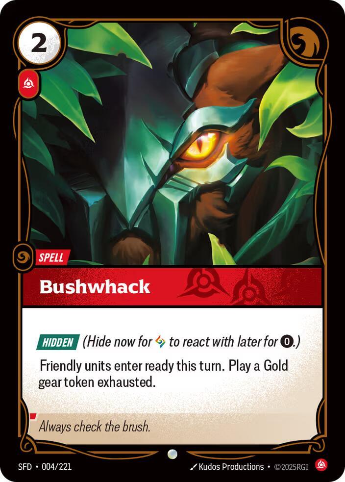 Bushwack 004/221 (Spiritforged)  | Good Games Adelaide SA