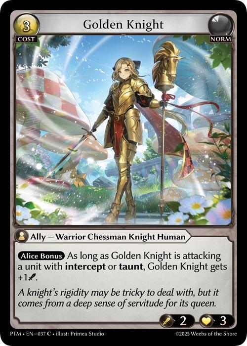 Golden Knight Curio Foil 037 (Phantom Monarchs)  - Foil | Good Games Adelaide SA