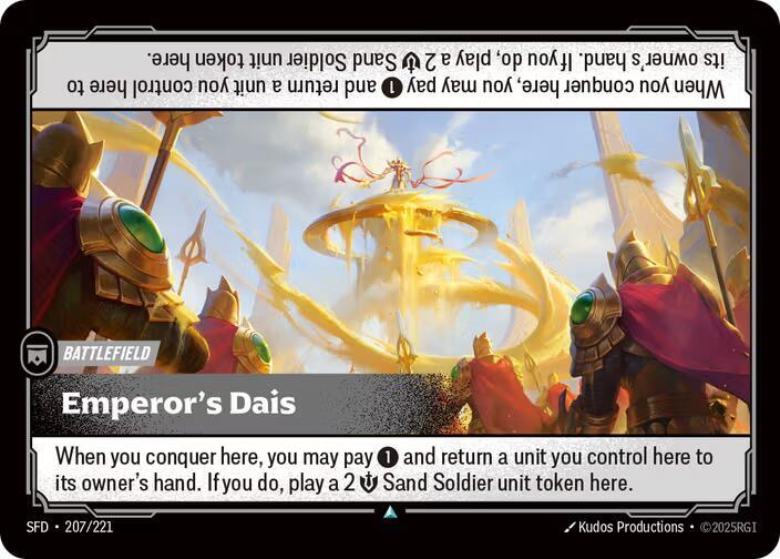 Emperors Dais 207/221 (Spiritforged)  | Good Games Adelaide SA