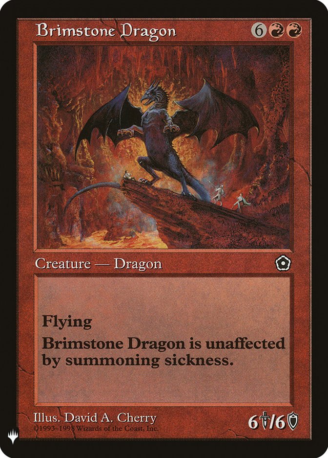 Brimstone Dragon  (The List Reprints)  | Good Games Adelaide SA