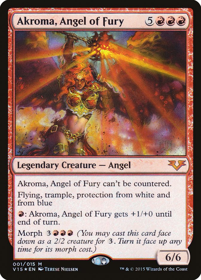 Akroma, Angel of Fury 1 (From the Vault: Angels)  - Foil | Good Games Adelaide SA