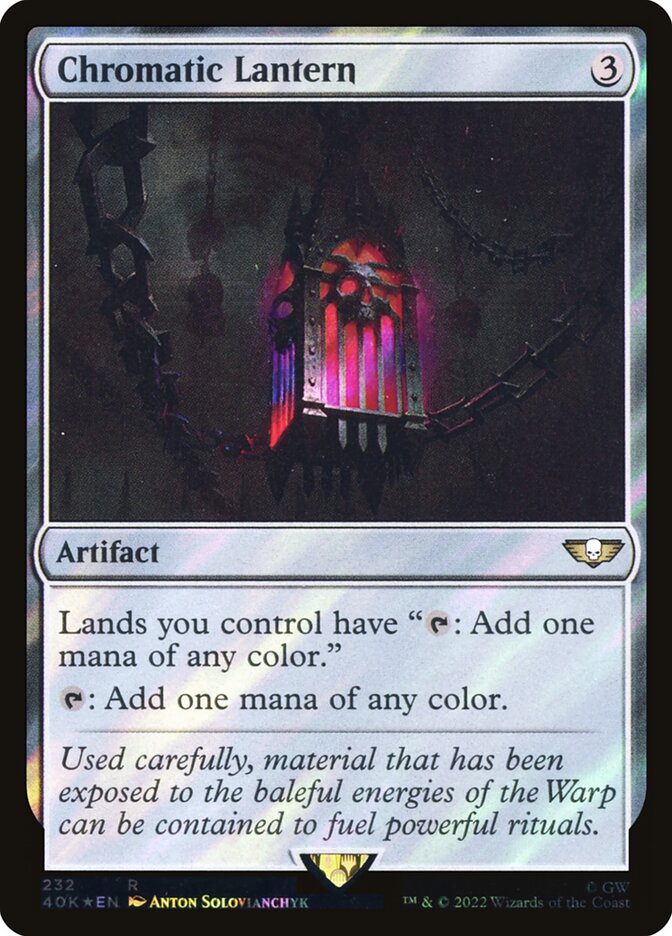 Chromatic Lantern 232★/617 (Universes Beyond: Warhammer 40,000)  - Surge Foil | Good Games Adelaide SA