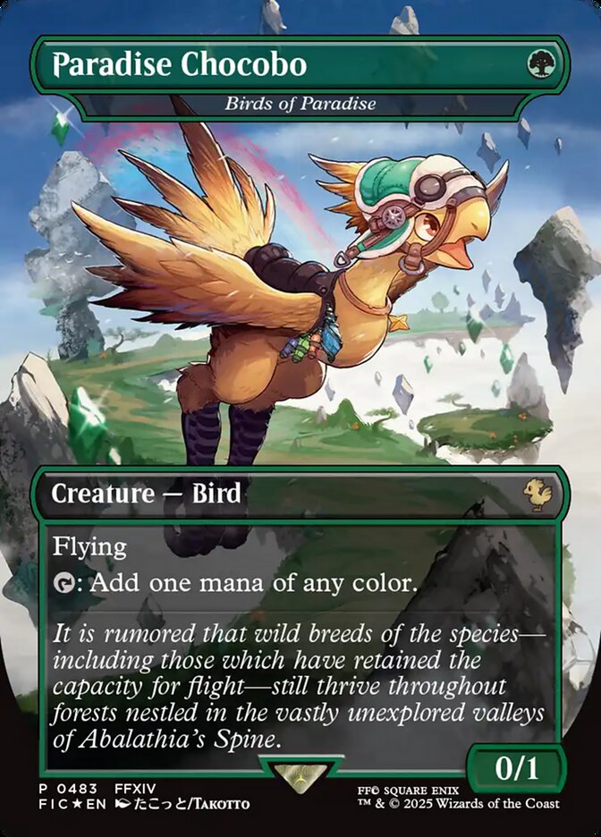 Birds of Paradise 483 (Commander: FINAL FANTASY)  - Foil | Good Games Adelaide SA