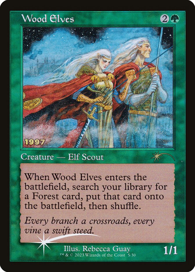 Wood Elves 5 (30th Anniversary Promos)  - Foil | Good Games Adelaide SA