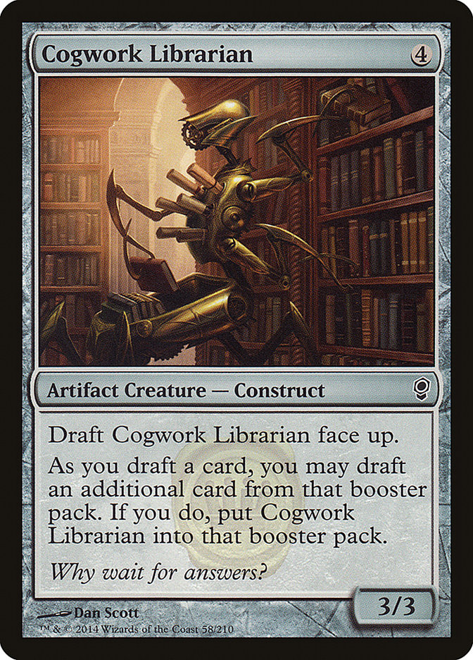 Cogwork Librarian 58 (Conspiracy)  - Foil | Good Games Adelaide SA