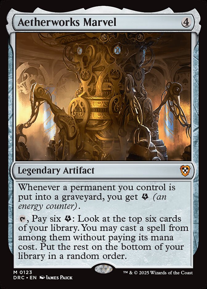 Aetherworks Marvel 123 (Commander: Aetherdrift)  | Good Games Adelaide SA