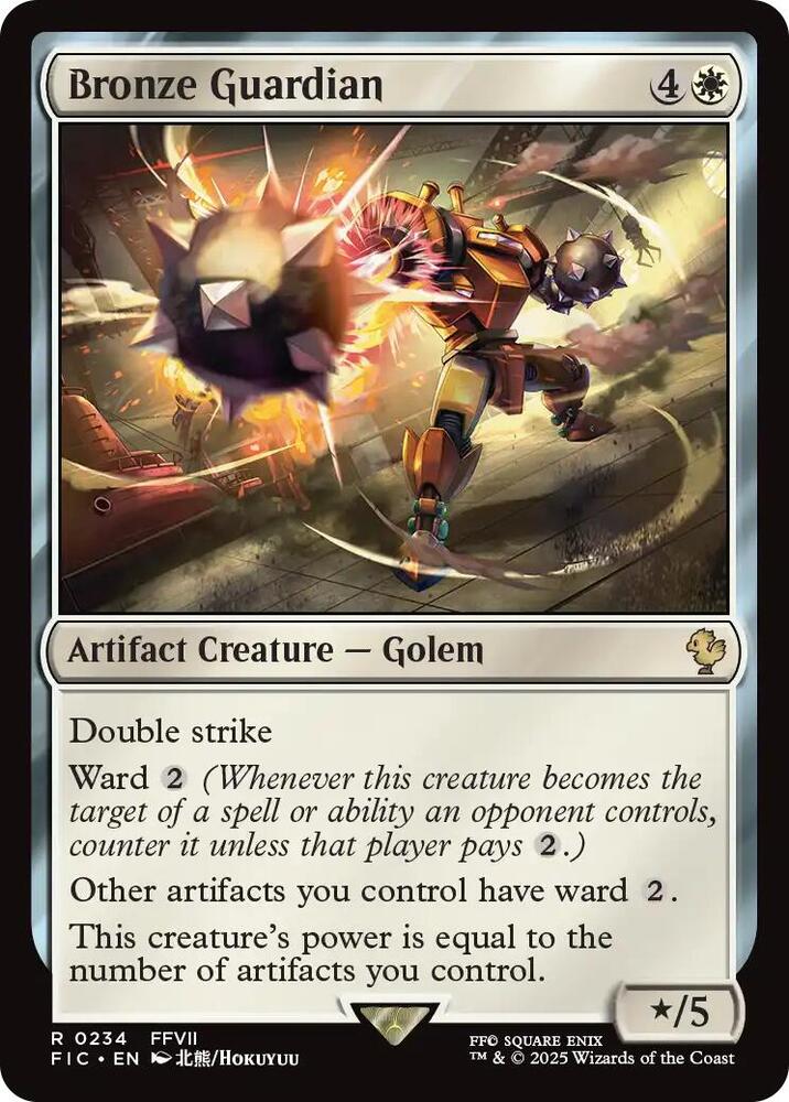 Bronze Guardian 234 (Commander: FINAL FANTASY)  - Foil | Good Games Adelaide SA