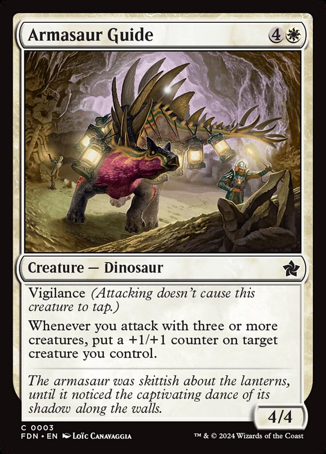 Armasaur Guide 3 (Foundations)  - Foil | Good Games Adelaide SA