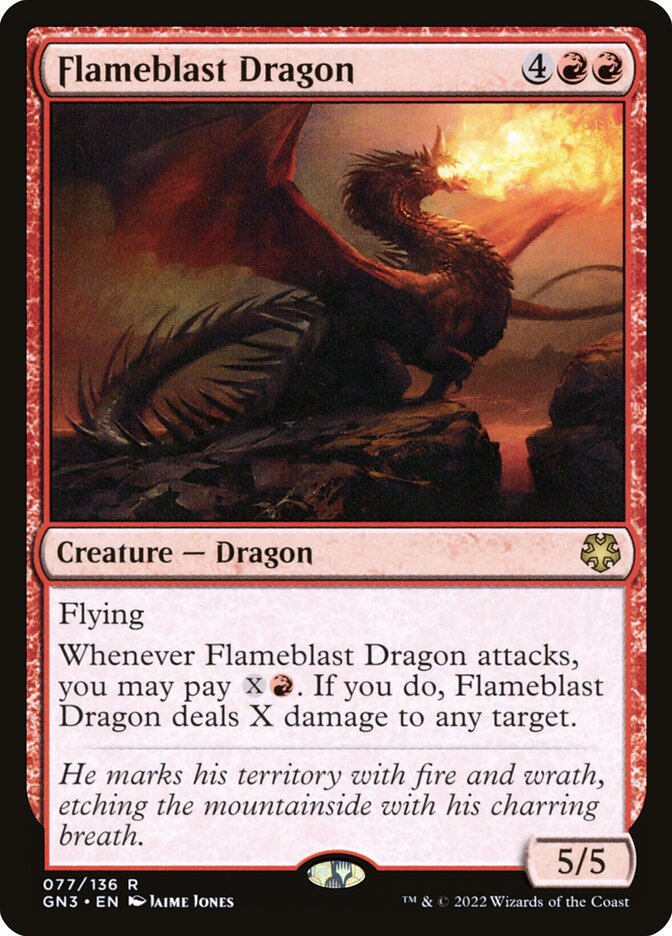 Flameblast Dragon 77 (Magic Game Night: Free-For-All)  | Good Games Adelaide SA