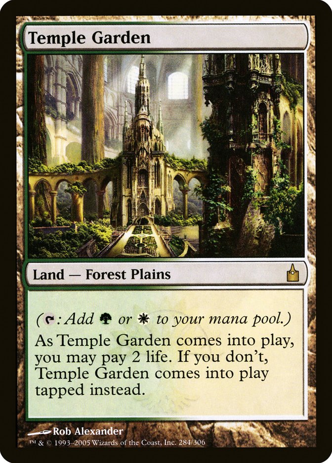 Temple Garden 284/306 (Ravnica: City of Guilds)  | Good Games Adelaide SA