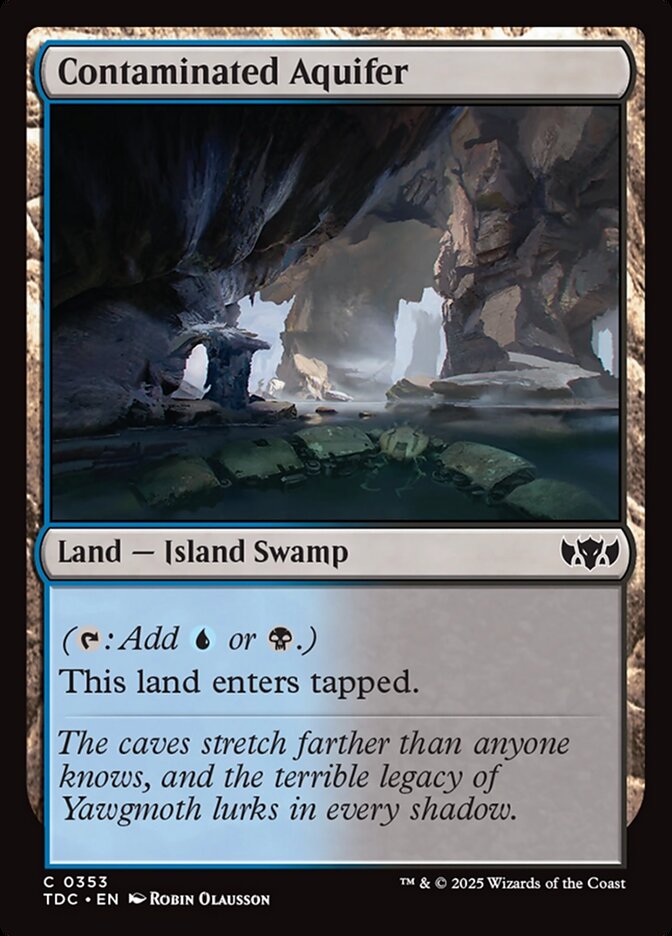 Contaminated Aquifer 353 (Commander: Tarkir: Dragonstorm)  | Good Games Adelaide SA