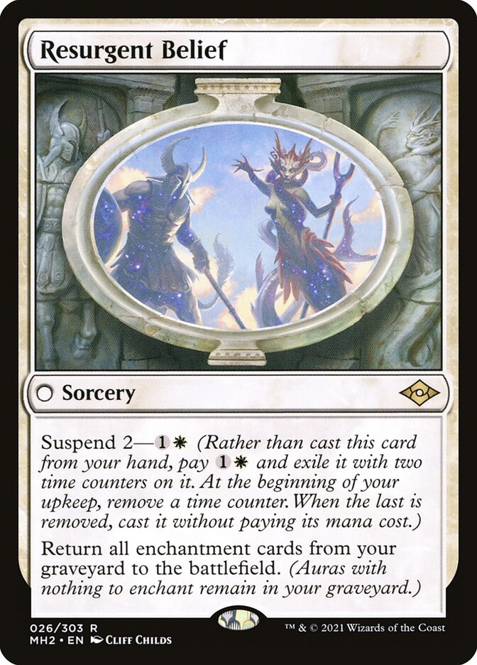 Resurgent Belief 26 (Modern Horizons 2)  - Foil | Good Games Adelaide SA