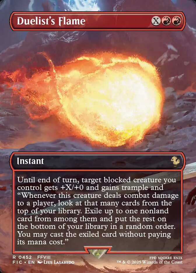 Duelist's Flame 452 (Commander: FINAL FANTASY)  - Foil | Good Games Adelaide SA