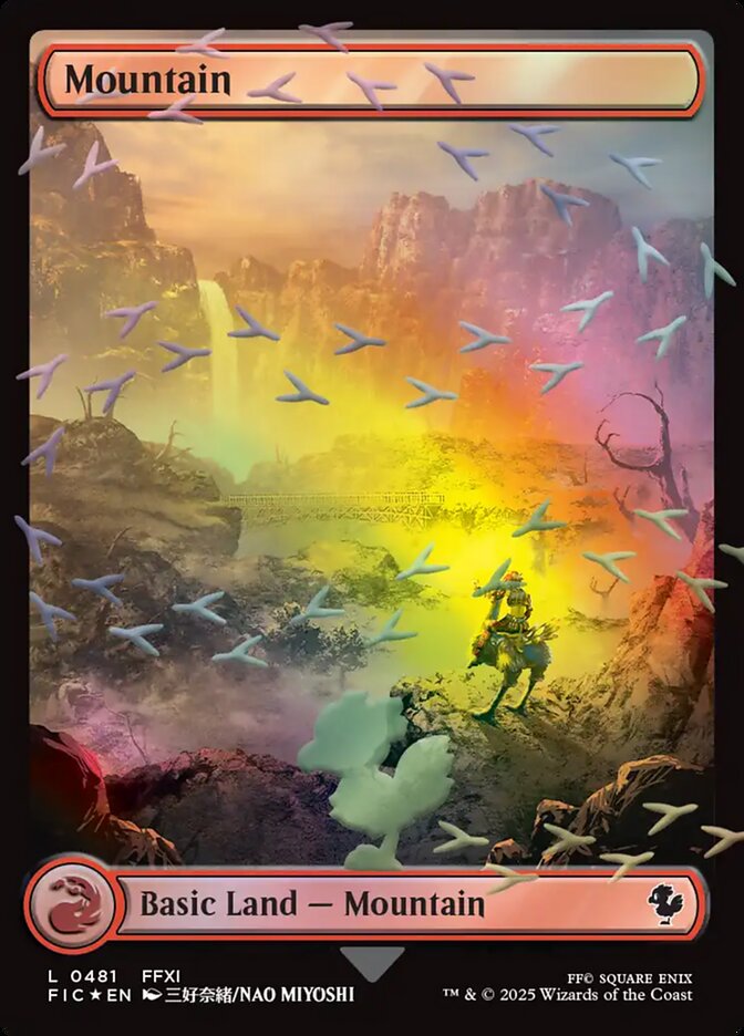 Mountain 481 (Commander: FINAL FANTASY)  - Foil | Good Games Adelaide SA