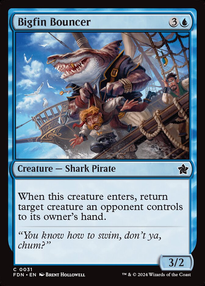 Bigfin Bouncer 31 (Foundations)  - Foil | Good Games Adelaide SA