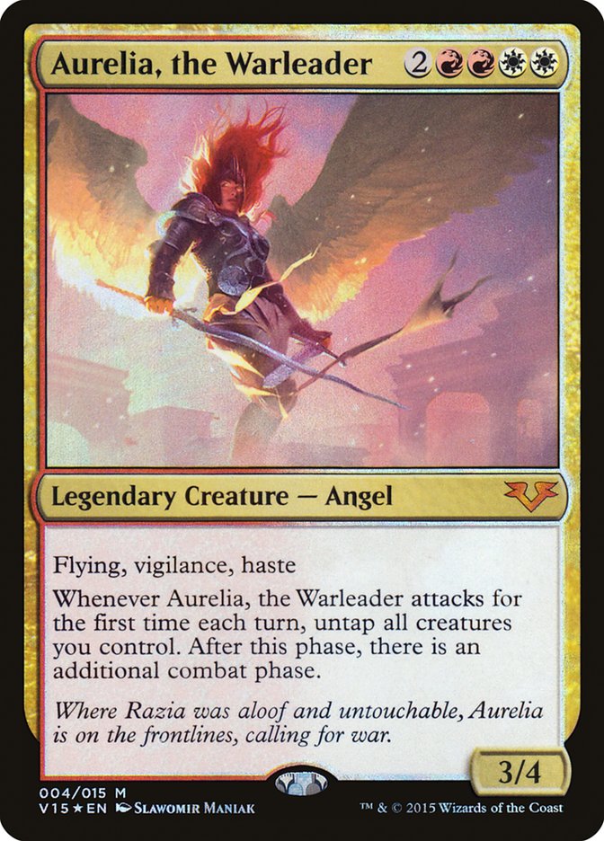 Aurelia, the Warleader 4 (From the Vault: Angels)  - Foil | Good Games Adelaide SA