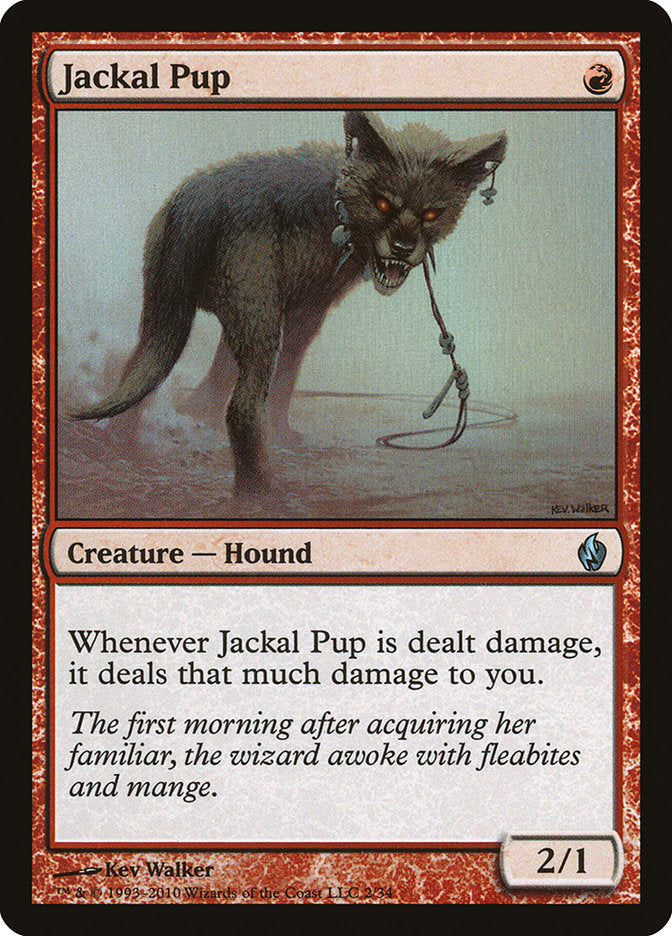 Jackal Pup 2 (Premium Deck Series: Fire and Lightning)  - Foil | Good Games Adelaide SA