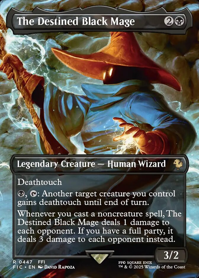 The Destined Black Mage 447 (Commander: FINAL FANTASY)  - Foil | Good Games Adelaide SA