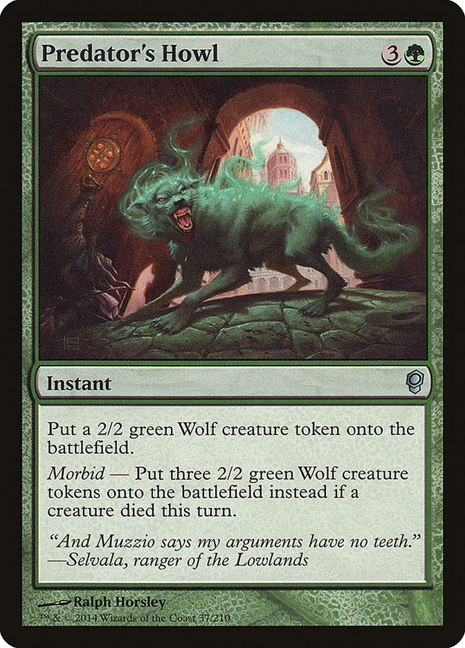 Predator's Howl 37/210 (Conspiracy)  - Foil | Good Games Adelaide SA