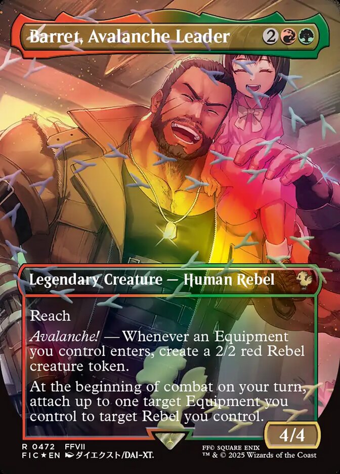 Barret, Avalanche Leader 472 (Commander: FINAL FANTASY)  - Foil | Good Games Adelaide SA