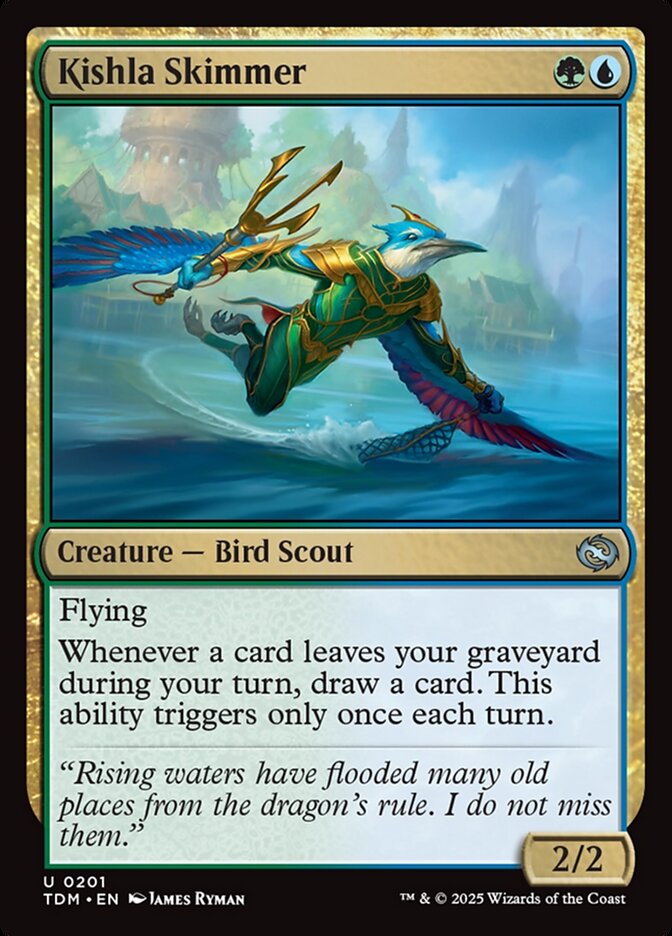 Kishla Skimmer 201 (Tarkir: Dragonstorm)  - Foil | Good Games Adelaide SA