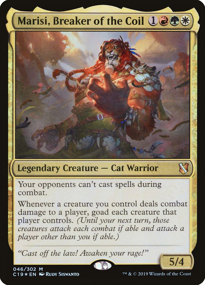 Marisi Breaker of the Coil 46 (Commander 2019)  - Foil | Good Games Adelaide SA