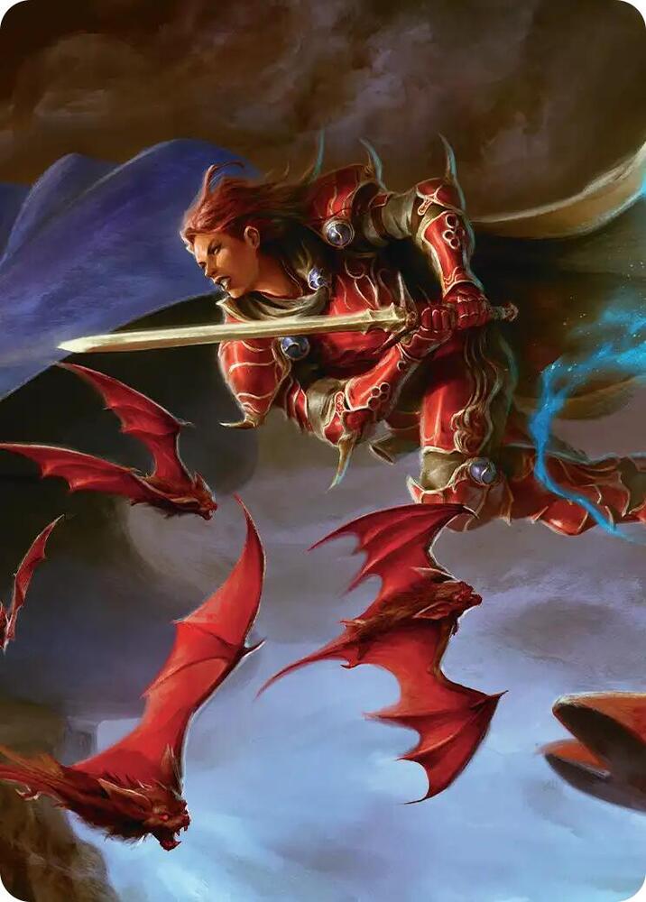 The Destined Warrior Scene Art Card 2 ()  | Good Games Adelaide SA