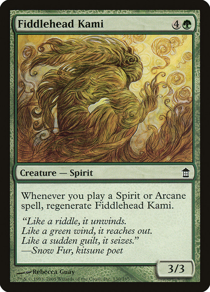 Fiddlehead Kami 130 (Saviors of Kamigawa)  | Good Games Adelaide SA