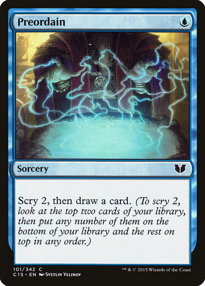 Preordain 101 (Commander 2015)  | Good Games Adelaide SA