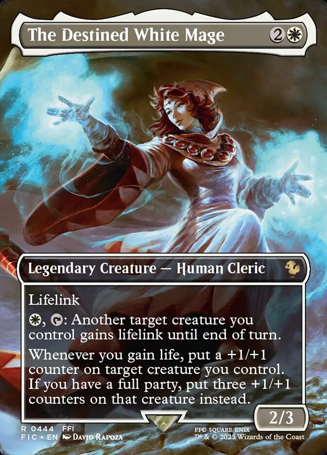 The Destined White Mage 444 (Commander: FINAL FANTASY)  - Foil | Good Games Adelaide SA
