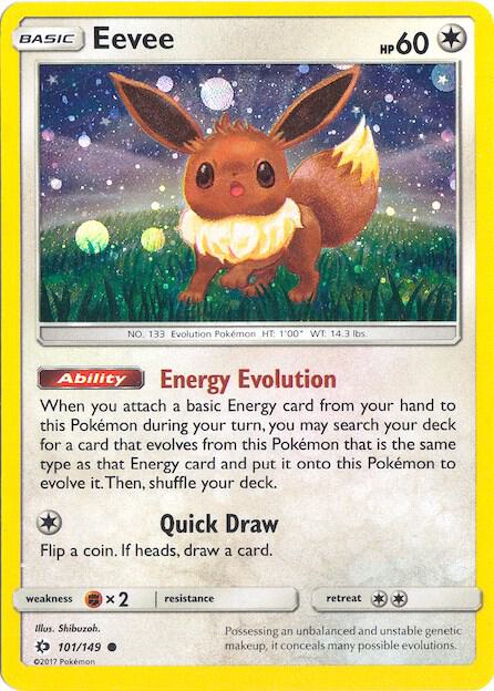 Eevee 101/149 (Miscellaneous Cards & Products)  - Cosmo Holofoil | Good Games Adelaide SA