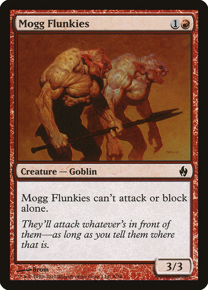 Mogg Flunkies 8 (Premium Deck Series: Fire and Lightning)  - Foil | Good Games Adelaide SA