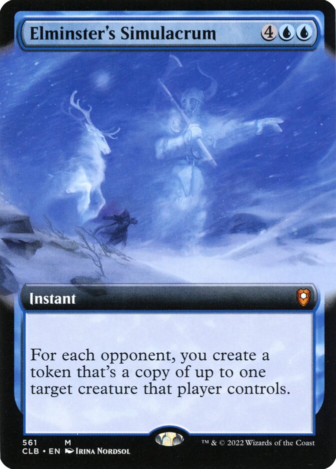 Elminster's Simulacrum 561 (Commander Legends: Battle for Baldur's Gate)  - Foil | Good Games Adelaide SA