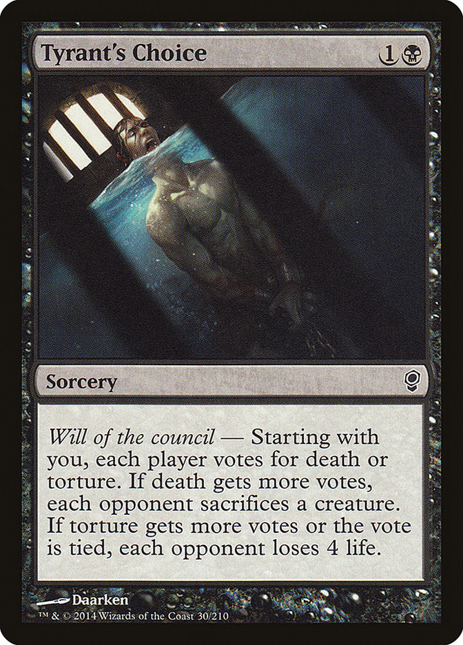 Tyrant's Choice 30/210 (Conspiracy)  - Foil | Good Games Adelaide SA