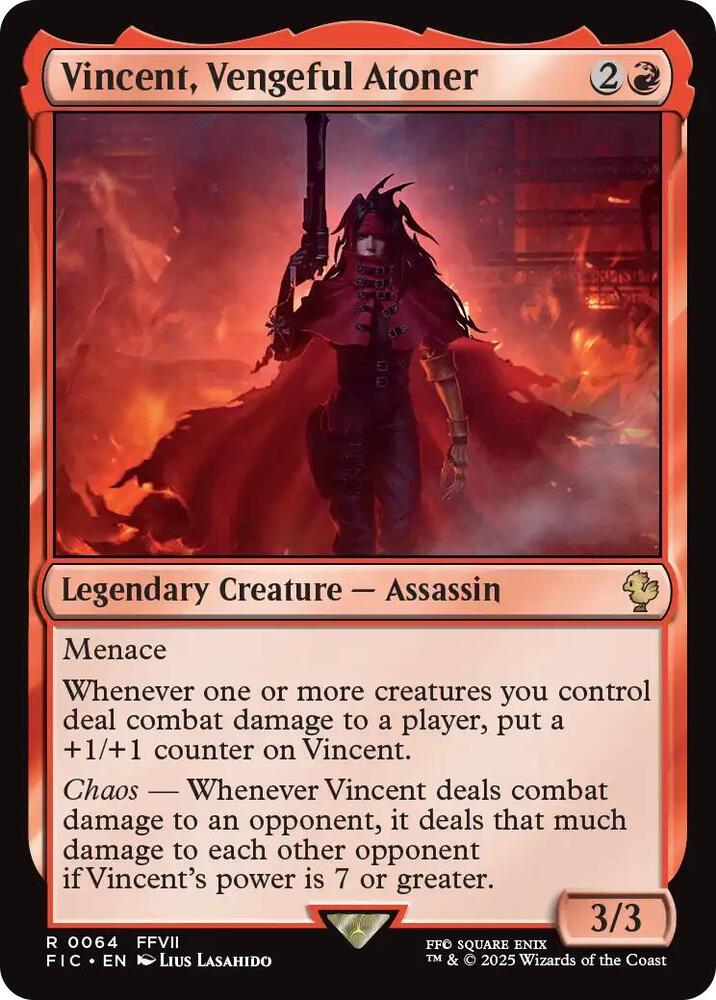Vincent Vengeful Atoner Surge Foil 64 (Commander: FINAL FANTASY)  - Foil | Good Games Adelaide SA