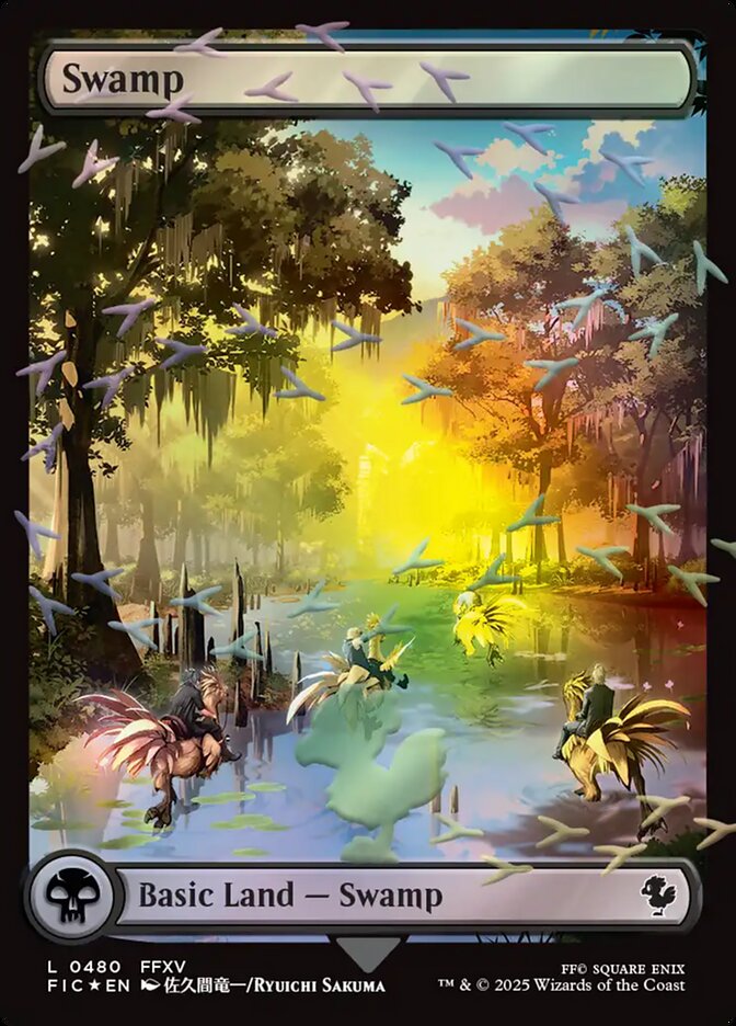 Swamp 480 (Commander: FINAL FANTASY)  - Foil | Good Games Adelaide SA