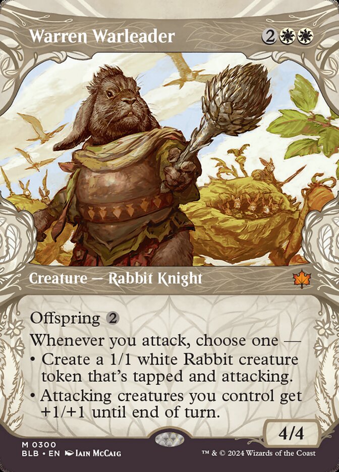 Warren Warleader 300 (Bloomburrow)  - Foil | Good Games Adelaide SA