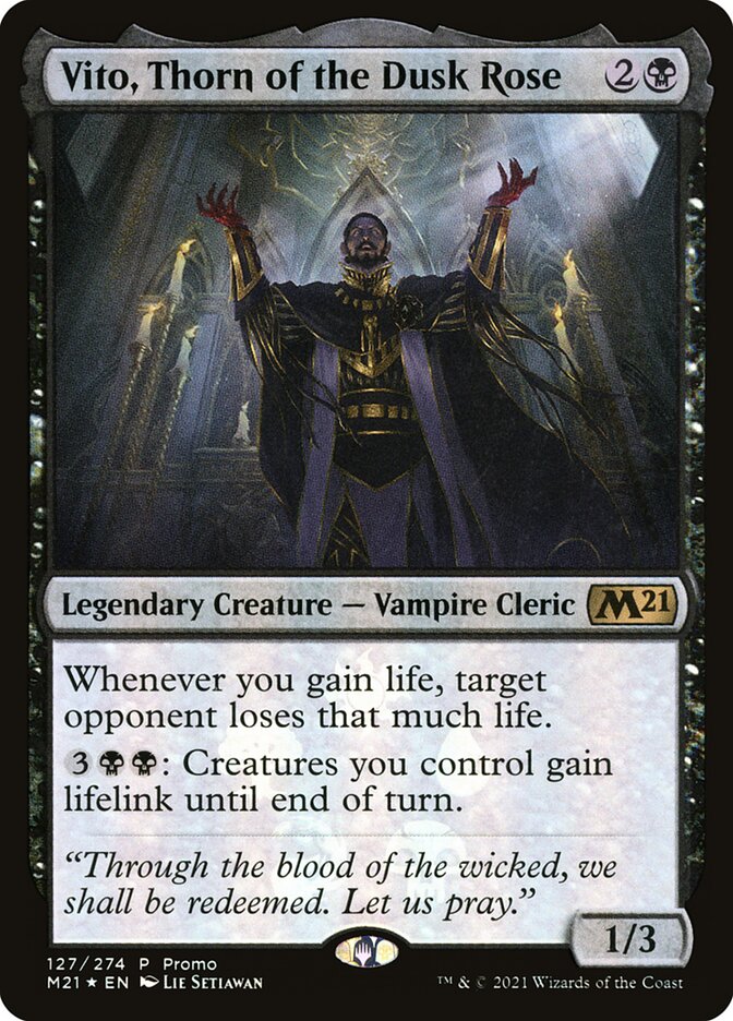 Vito, Thorn of the Dusk Rose 127 (Media Promos)  - Foil | Good Games Adelaide SA