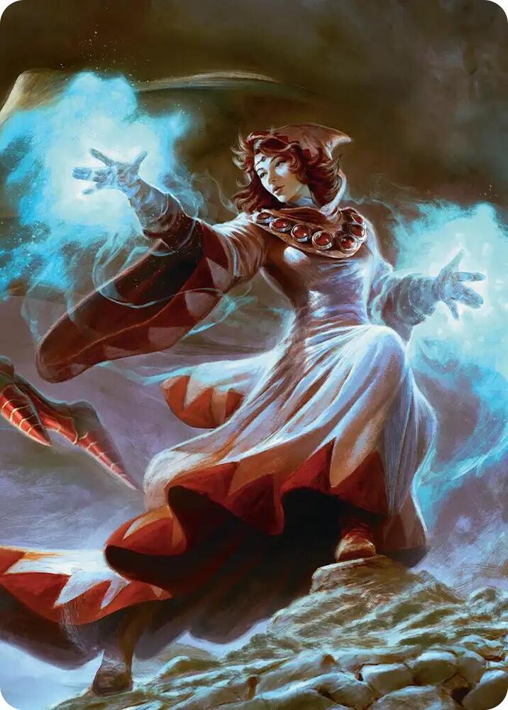 The Destined White Mage Scene Art Card 3 ()  | Good Games Adelaide SA