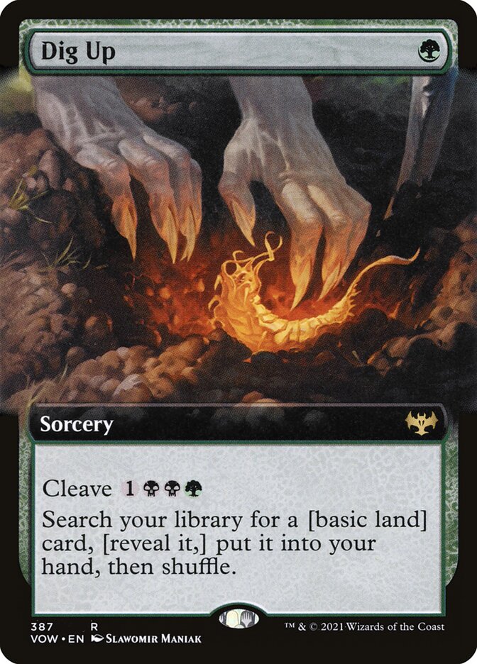 Dig Up Extended Art 387 (Innistrad: Crimson Vow)  | Good Games Adelaide SA