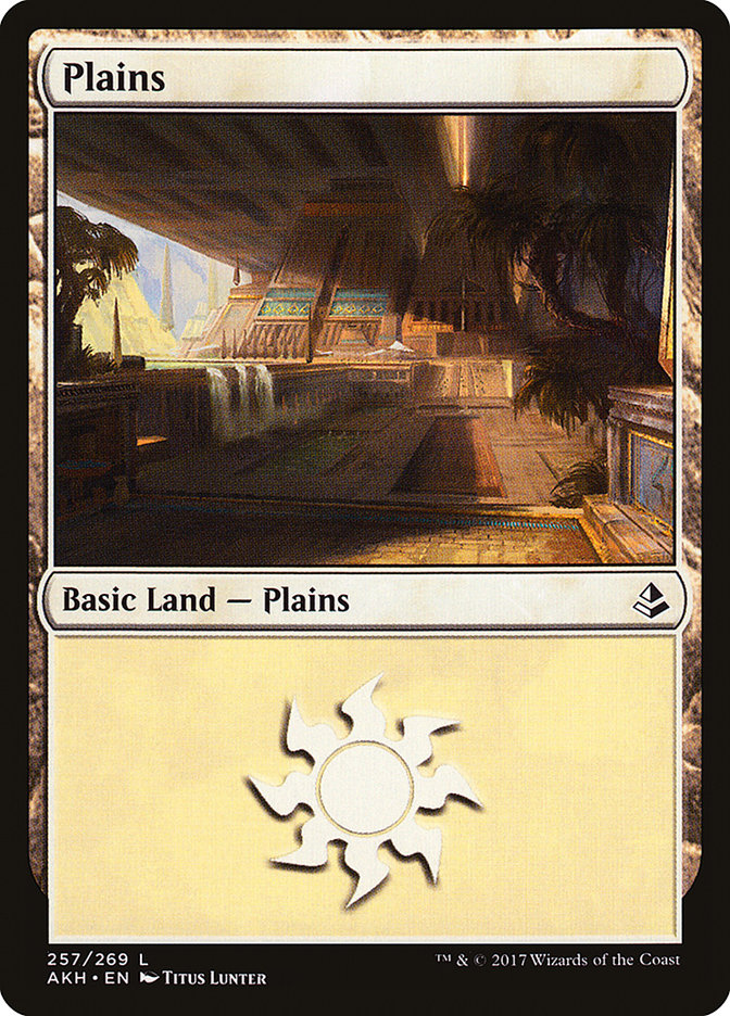Plains 257 (Amonkhet)  - Foil | Good Games Adelaide SA