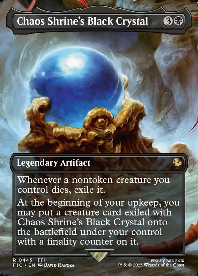 Chaos Shrine's Black Crystal 445 (Commander: FINAL FANTASY)  | Good Games Adelaide SA