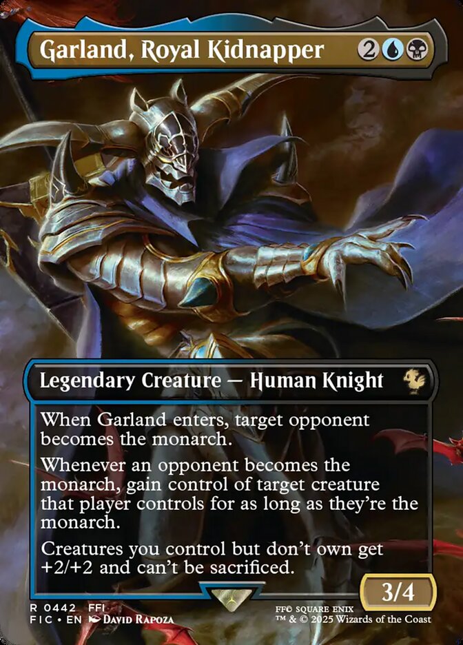 Garland, Royal Kidnapper 442 (Commander: FINAL FANTASY)  - Foil | Good Games Adelaide SA