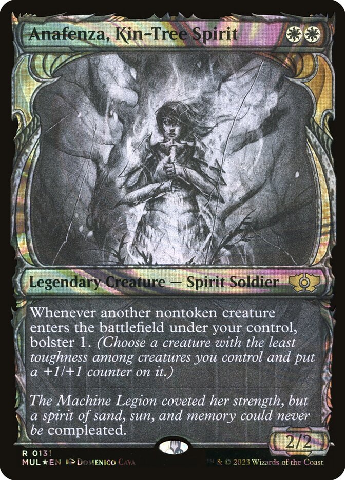 Anafenza, Kin-Tree Spirit 131 (March of the Machine: Multiverse Legends)  - Showcase Halo Foil | Good Games Adelaide SA