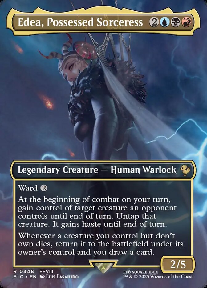 Edea, Possessed Sorceress 448 (Commander: FINAL FANTASY)  - Foil | Good Games Adelaide SA