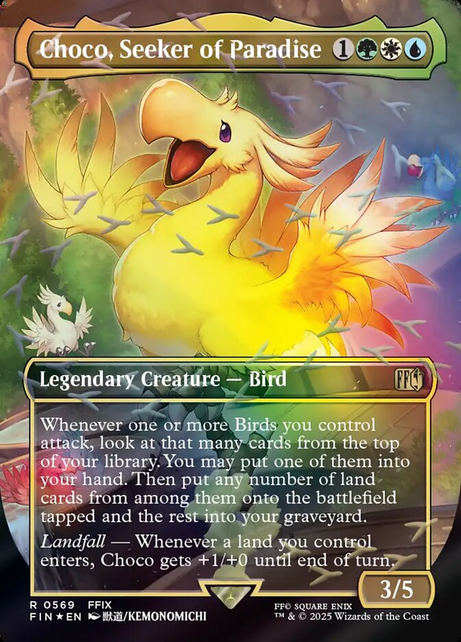 Choco, Seeker of Paradise  569 (FINAL FANTASY)  - Foil | Good Games Adelaide SA